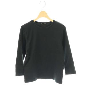 23AW カットソー Tシャツ 七分袖 ブラック /ES OS