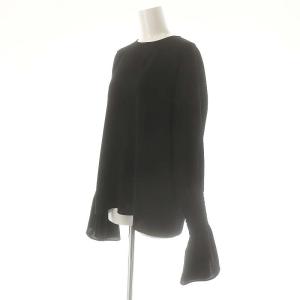 Lisiere L'Appartement 23SS Shirring Blouse ブラウス 長袖 プルオーバー ブラック /DO OS