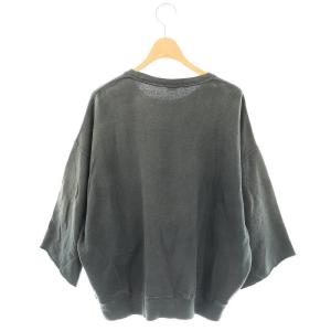 STAMMBAUM LAppartement取扱 23AW LOGO SWEAT スウェット トレーナー 長袖 F チャコール