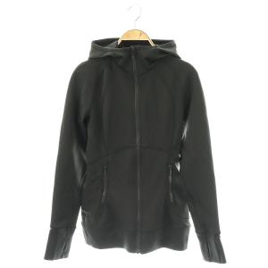 ナイロンジャージージップアップパーカー 4 ブラック /ES OS