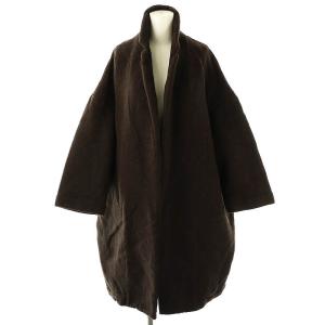 Deuxieme Classe取り扱い オーバーコート アウター ダークブラウン /DF OS