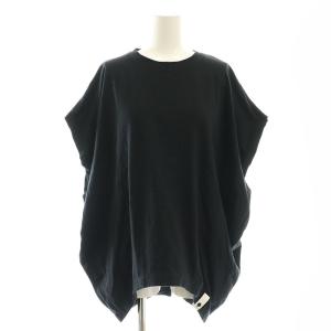 23AW ソフト天竺 Hexagon Tシャツ カットソー フレンチスリーブ 38 黒 ブラック /AT