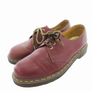 12877  3ホールシューズ ローカット シボレザー 英国製 UK9 28.0cm 茶 ブラウン /HO