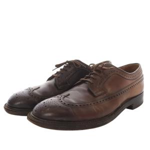 5887 コードバン ビジネスシューズ 8.5 ブラウン