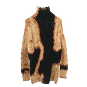 BALENCIAGA Bleached Cable-knit ニットプルオーバー M