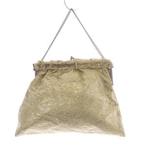 Maison Margiela 11 がま口 チェーンバッグ ゴールド色 /SR9 SH