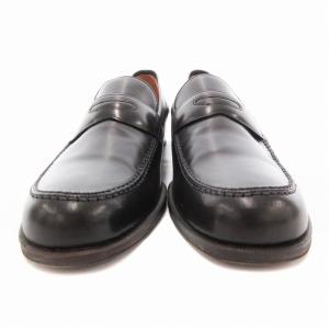 HIROFU ローファー スリッポン Uチップ レザー 24cm 黒 ブラック /JS SH