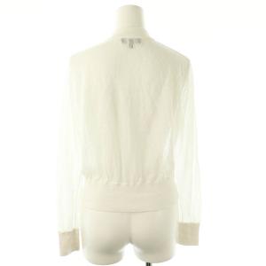 Theory 24SS AIRY COTTON SHEER BOMBER ジャケット ブルゾン ジップアップ P 白