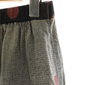 Senso unico 慈雨 ジウ ZIU フレアスカート ロング 総柄 40 グレー ブラック レッド イエロー グリーン マルチカラー