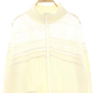 keisuke kanda レースジャージトラックジャケット F アイボリー