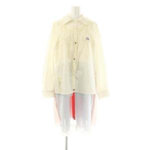 パッチワーク総柄フーディーコート ロング マルチカラー /DO OS