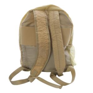 keisuke kanda ナイロン ステッチ リュックデイパック ロゴ べージュ /SR8