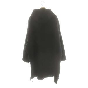 BEARDSLEY ダンボールフードコート ロング ジップアップ F ネイビー /HK OS