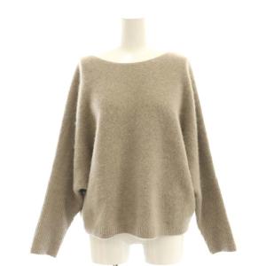 23AW ウールドルマンニット 長袖 F グレージュ /HK OS