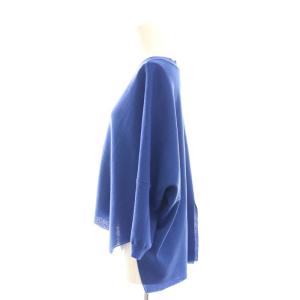 BEARDSLEY 23SS サラッとカーデ七分袖カーディガン ニット F ブルー /HK OS