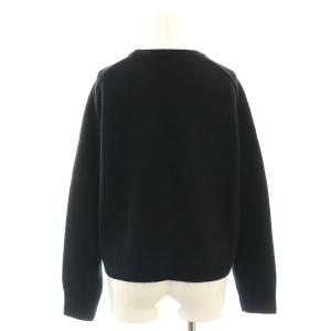 Theory 24AW Lana Cash Cropped CN PO ショート ニット セーター S 黒 ブラック