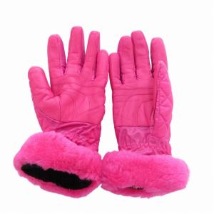 UGG キルテッドパフォーマンスグローブ 手袋 ピンク /HO