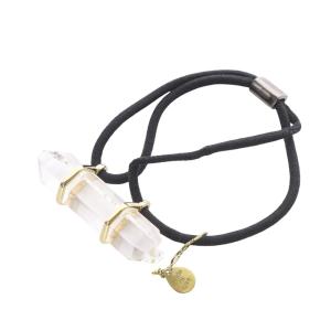 アイシクルポニー ヘアゴム 黒 ブラック /SR37