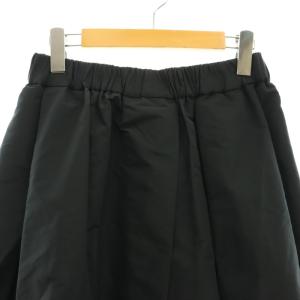 CHAOS 24AW パフェラタフタスカート ロング F ブラック