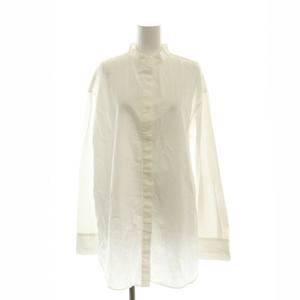 24SS スタンドカラーロングシャツ F 白 ホワイト /SS OS