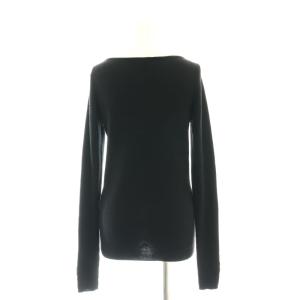 L'Appartement ボートネックニット セーター 黒 ブラック /SS OS