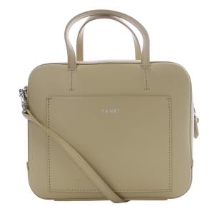 CROSS BODY BAG_PISTACHIO 2way ショルダーバッグ ハンドバッグ ロゴ べージュ