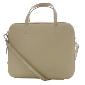 YAHKI CROSS BODY BAG_PISTACHIO 2way ショルダーバッグ ハンドバッグ ロゴ べージュ