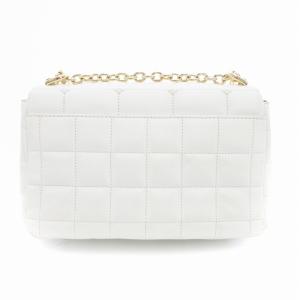 MICHAEL KORS SOHO チェーンショルダーバッグ クロスボディ キルティング 白 ホワイト /UO