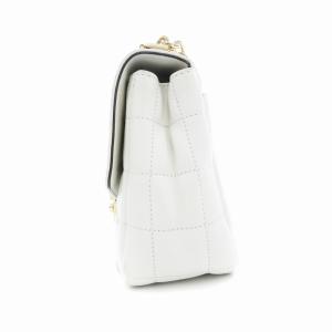 MICHAEL KORS SOHO チェーンショルダーバッグ クロスボディ キルティング 白 ホワイト /UO