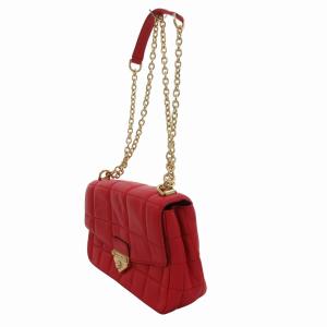 MICHAEL KORS SOHO チェーンショルダー バッグ クロスボディ キルティング ゴールドカラー金具 レザー 赤 レッド