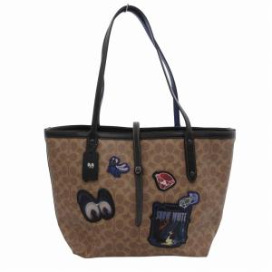 美品 COACH トートバッグ キャンバス レザー パープル シグネチャー Amazon.co.jp: [コーチ] アウトレット トートバッグ