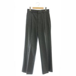 Modern Wide パンツ ワイド タック 36 グレー /HK OS