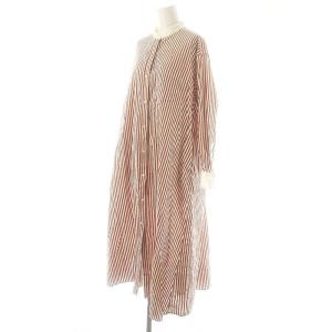 JOURNAL STANDARD relume タイプライタークレリック フレアワンピース ロング ストライプ レッド ホワイト /DF OS