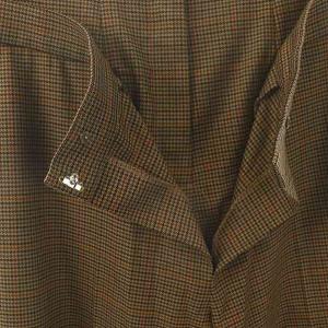 Diagram GRACE CONTINENTAL 23AW レイヤードワイドパンツ ストレート グレンチェック 36 ブラウン /SS OS