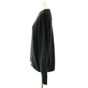 ATON GARMENT DYE CASHMERE ニット セーター カシミヤ 2 ブラック /DO OS