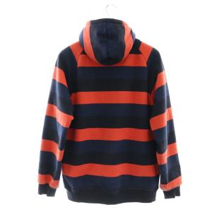 CANTERBURY ウィンドプルーフ フーディー ジップアップ パーカー ボーダー XL 赤 紺 グレー /ES OS