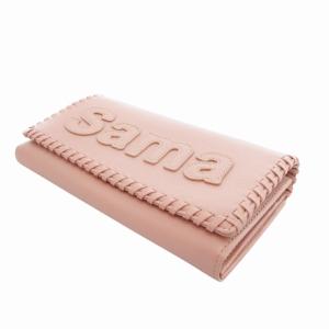 Samantha Thavasa 美品 サマタバお財布ショルダーバッグ ウォレット ポーチ レザー ピンク 503000539 /HO