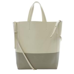 フィービー期 カバスモール バイカラー 2way べージュ グレージュ