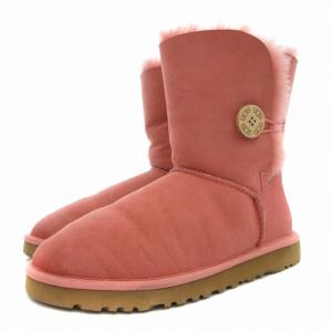 W BAILEY BUTTON ムートンブーツ ボア シープスキン W8 25.0cm ピンク 5803