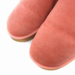 UGG W BAILEY BUTTON ムートンブーツ ボア シープスキン W8 25.0cm ピンク 5803
