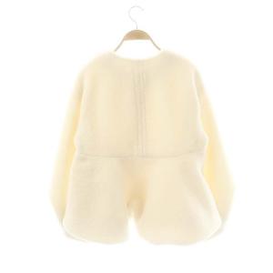 CELFORD 23AW ボアペプラムジャケット 38 オフホワイト /SS OS