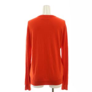 ENFOLD シルク混 カーディガン ニット クルーネック 38 オレンジ /AT OS