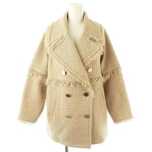 美品 グレースコンチネンタル ロービングフリンジコート 36 美品 グレースコンチネンタル ロービングフリンジコート 36