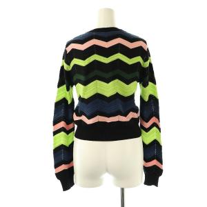 M MISSONI 総柄 ニット カーディガン 長袖 40 マルチカラー /HK OS