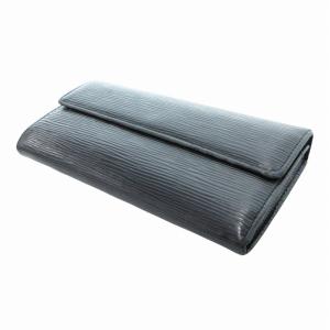 LOUIS VUITTON エピ ポシェット ポルトモネクレディ 長財布 ウォレット レザー LVロゴ 黒 ブラック M63592