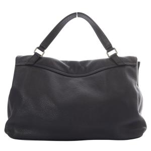 ZANELLATO ポスティーナ レザー 2WAY ハンドバッグ ワンハンドル ショルダーバッグ 斜め掛け ネイビー /YO19