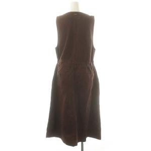 MHL. ジャンパースカート ワンピース ロング 2 ブラウン /DO OS