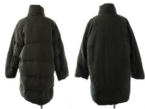 MAX MARA WEEKEND LINE リバーシブル ダウンコート 40 ダークグレー 黒 /MI OS