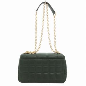 MICHAEL KORS Soho キルティング チェーンショルダーバッグ 斜め掛け レザー 緑 グリーン /FF