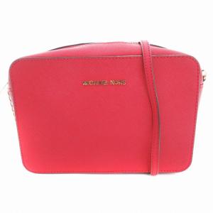 チェーンショルダーバッグ レザー 赤 レッド /AE